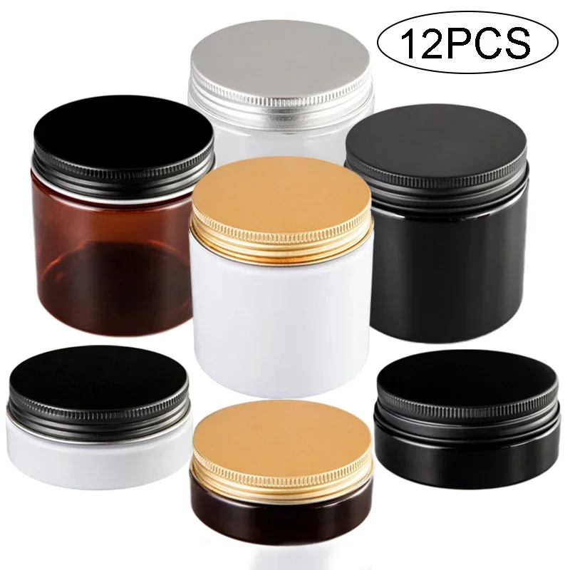 12pc 250ml Plastic Jar for Cosmetic Body Butter Cream Jar With Aluminum Lid Empty Skincare Container Makeup Pot Box Travel Kit
12pc 250ml Plastic Jar for Cosmetic Body Butter Cream Jar With Aluminum Lid Empty Skincare Container Makeup Pot Box Travel Kit