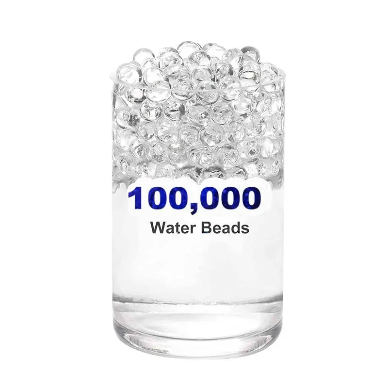 100,000 Clear Water Gel Beads Water Gel Beads for Vase Filler Christmas Decoration Wedding Candles Planting Floral Deco
100,000 Clear Water Gel Beads Water Gel Beads for Vase Filler Christmas Decoration Wedding Candles Planting Floral Deco