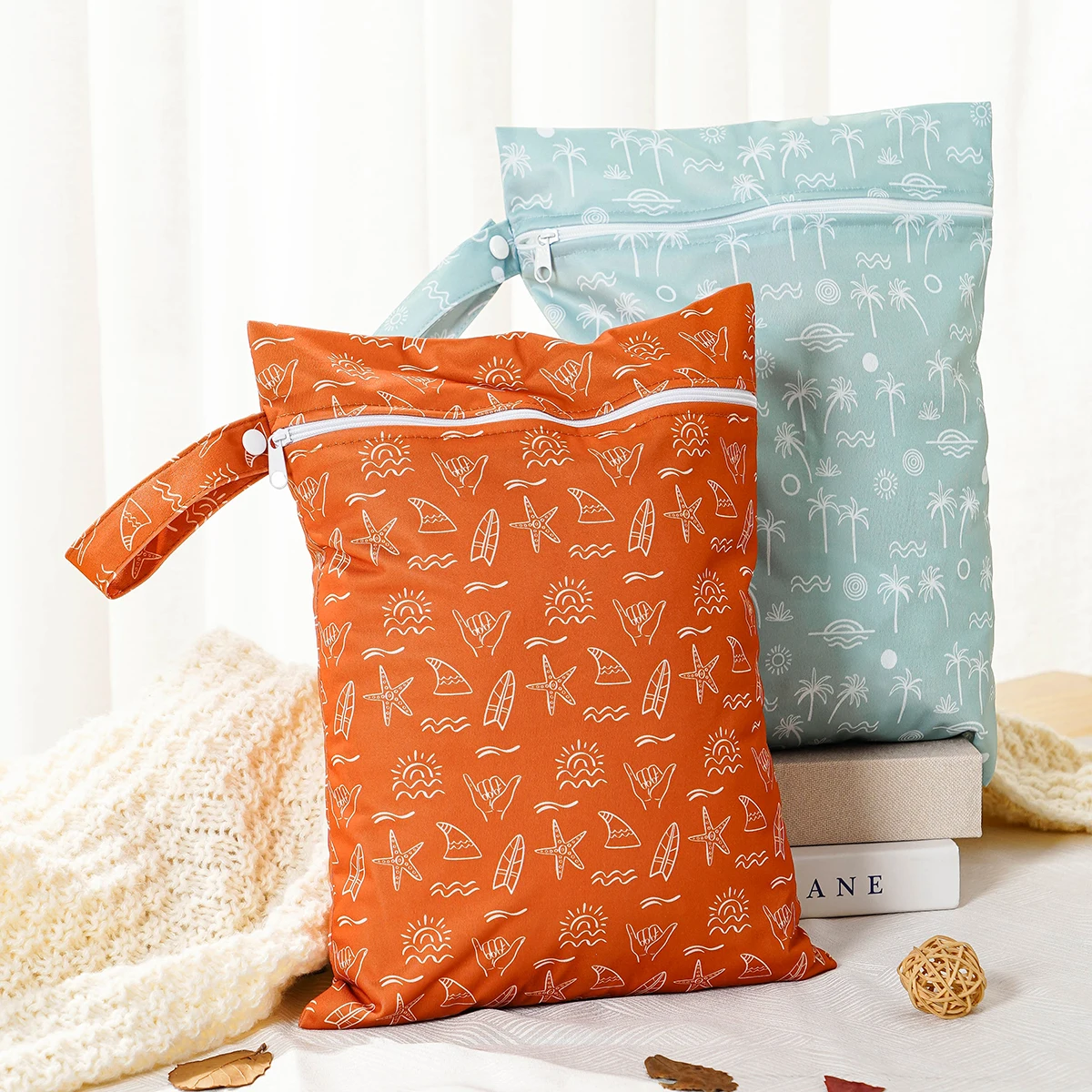 HappyFlute Baby Storage Bag 2Pcs Polyester Large Portable Washable Reusable Travel Diaper Organizer Capacity Wet Dry Pouch
HappyFlute Baby Storage Bag 2Pcs Polyester Large Portable Washable Reusable Travel Diaper Organizer Capacity Wet Dry Pouch