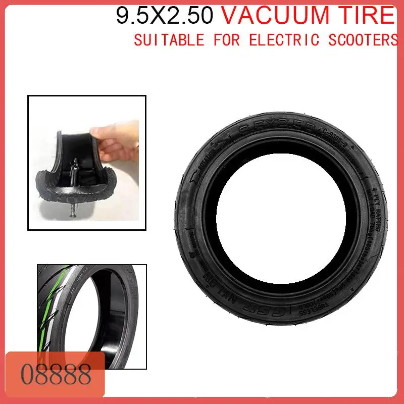 9.5inch for NIU KQi3 Electric Scooter KQi2 PRO Kickscooter Tubeless Tire CST 9.5x2.50 Vacuum Tyre Parts
9.5inch for NIU KQi3 Electric Scooter KQi2 PRO Kickscooter Tubeless Tire CST 9.5x2.50 Vacuum Tyre Parts
