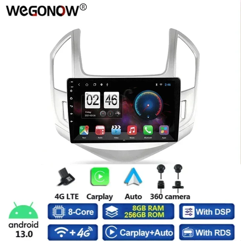 Панорамная камера 360 Carplay 8G + 256G Android 13.0 Автомобильный DVD-плеер GPS WIFI Bluetooth RDS Радио для Chevrolet Cruze 2013 2014 2015
Панорамная камера 360 Carplay 8G + 256G Android 13.0 Автомобильный DVD-плеер GPS WIFI Bluetooth RDS Радио для Chevrolet Cruze 2013 2014 2015