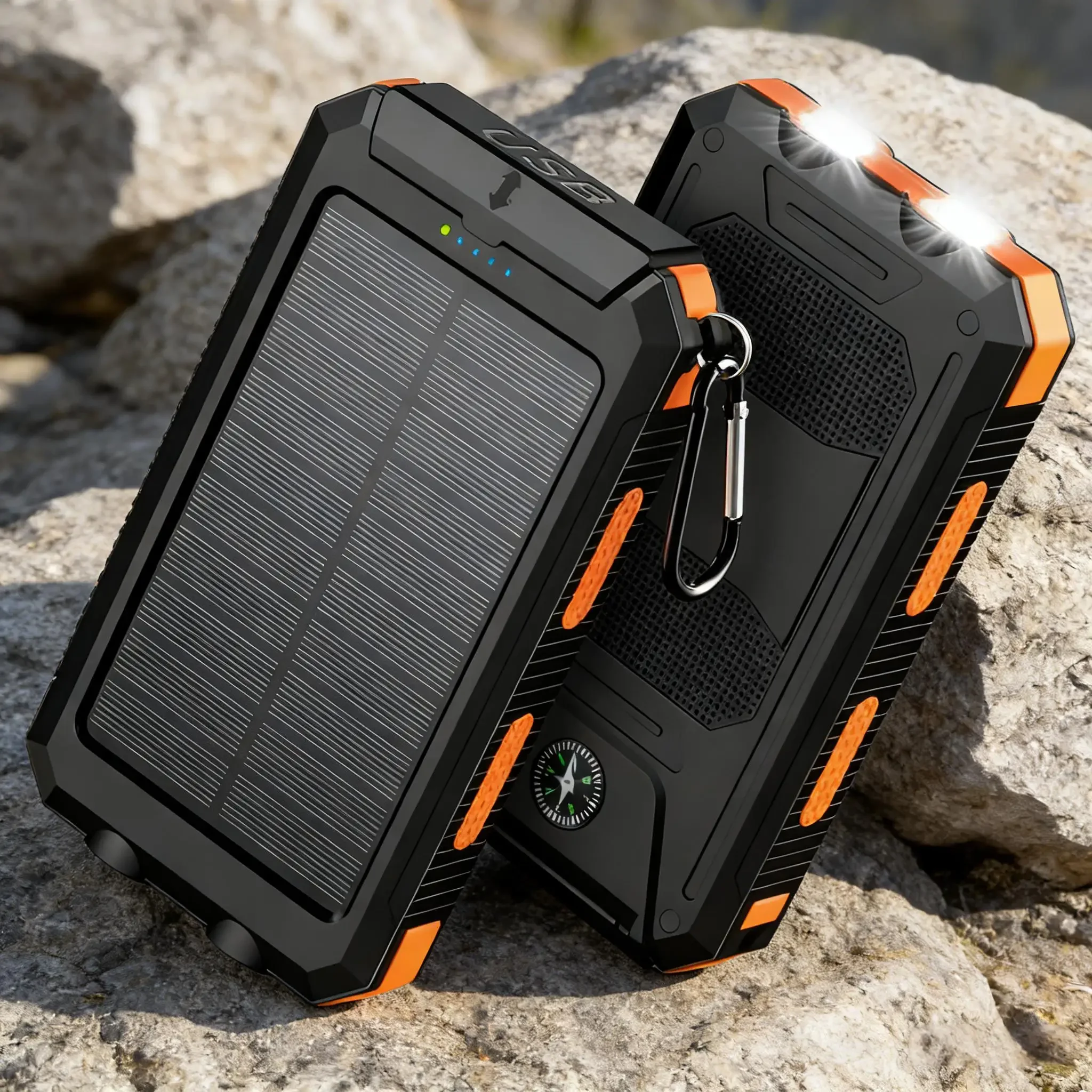 10000 мАч Быстрая зарядка Dual USB Solar Power Bank IP65 Водонепроницаемая противоударная портативная внешняя батарея
10000 мАч Быстрая зарядка Dual USB Solar Power Bank IP65 Водонепроницаемая противоударная портативная внешняя батарея