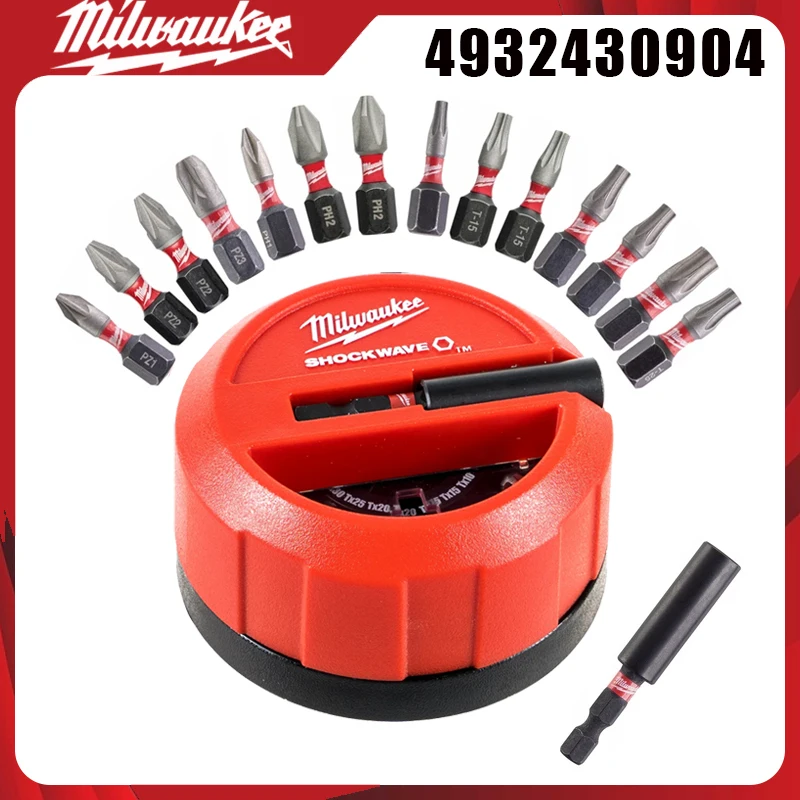 Milwaukee 4932430904 Shockwave 15X Impact Screwdriver Bit Set With Magnetic Case Heavy Duty Drill Bits For Electric Tools
Milwaukee 4932430904 Shockwave 15X Impact Screwdriver Bit Set With Magnetic Case Heavy Duty Drill Bits For Electric Tools