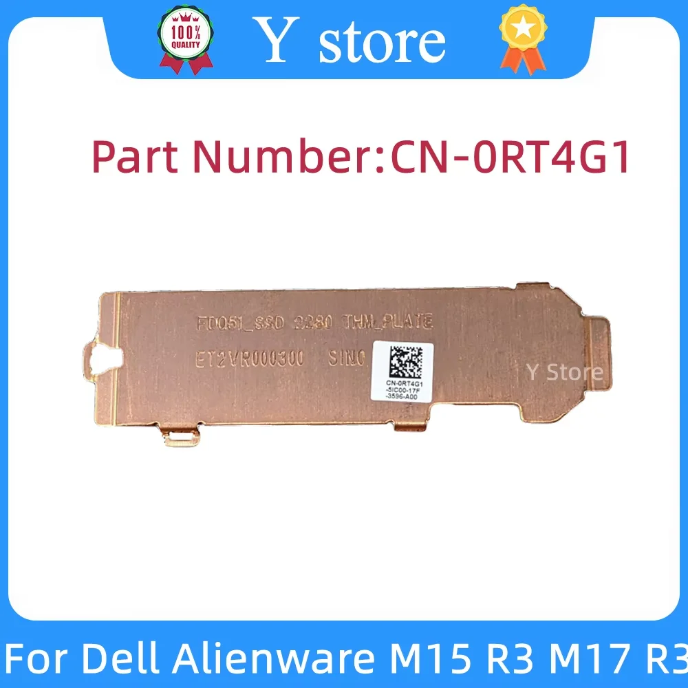 Y Store Original 2nd Second 2280 M.2 SSD Heatsink Cover Hard Drive Thermal Shield For Dell Alienware M15 R3 M17 R3 RT4G1 0RT4G1
Y Store Original 2nd Second 2280 M.2 SSD Heatsink Cover Hard Drive Thermal Shield For Dell Alienware M15 R3 M17 R3 RT4G1 0RT4G1