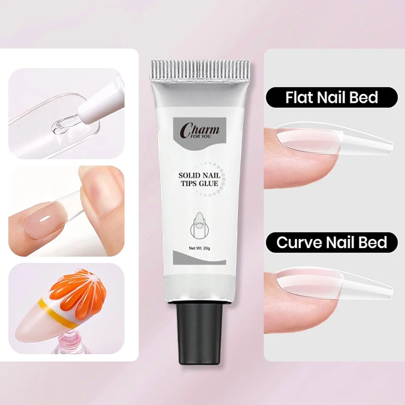 20g New Easy Stick Solid Nail Tips Gel Transparent UV Glue For False Nails Function Gel Polish All for Manicure Adhesive Strong
20g New Easy Stick Solid Nail Tips Gel Transparent UV Glue For False Nails Function Gel Polish All for Manicure Adhesive Strong