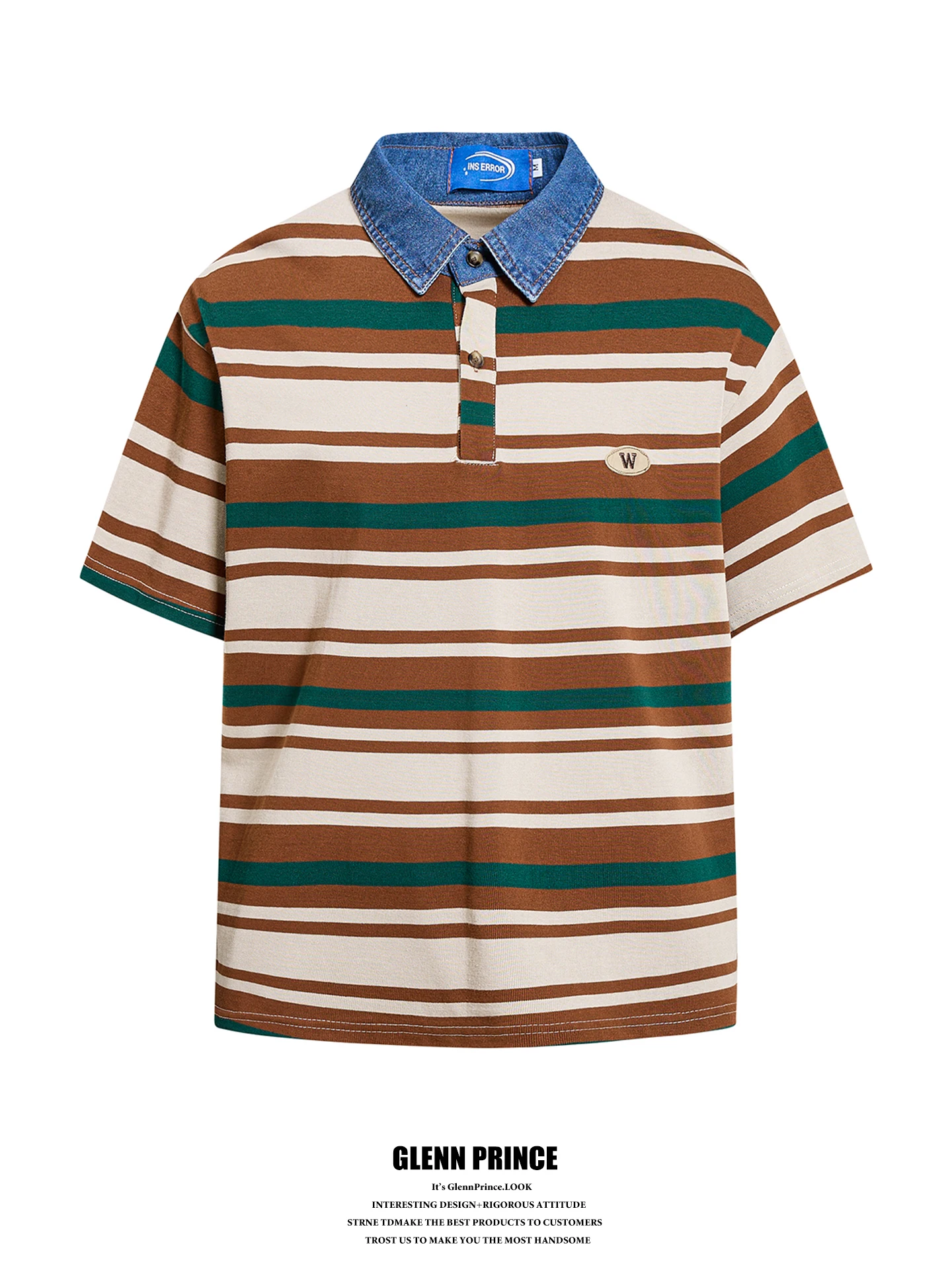 GPstudio Retro Denim Stripe Shirt Men Summer Loose Casual Pure Cotton Short Sleeve Top Breathable Comfortable Youth Trend
GPstudio Retro Denim Stripe Shirt Men Summer Loose Casual Pure Cotton Short Sleeve Top Breathable Comfortable Youth Trend