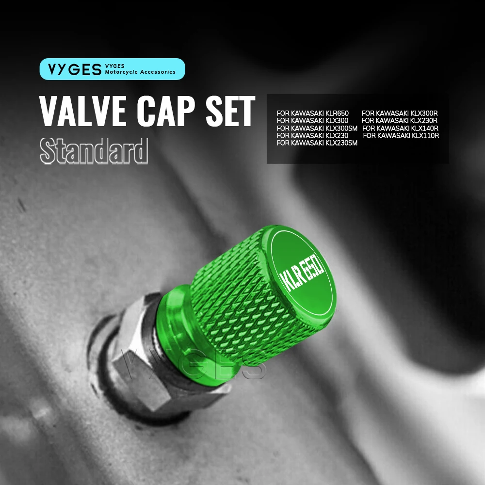 For Kawasaki KLR650 KLX300 KLX300SM KLX230 KLX230SM KLX300R KLX230R KLX140R Motorcycle Standard Valve Cap Set Tire Caps Set
For Kawasaki KLR650 KLX300 KLX300SM KLX230 KLX230SM KLX300R KLX230R KLX140R Motorcycle Standard Valve Cap Set Tire Caps Set