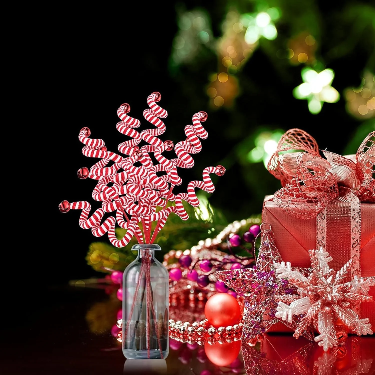 1PCS Red Christmas Tree Candy Cane Branch Woolen Candy Curly Pick, Christmas Tree Decorations Home Office Vase Party Ornaments
1PCS Red Christmas Tree Candy Cane Branch Woolen Candy Curly Pick, Christmas Tree Decorations Home Office Vase Party Ornaments