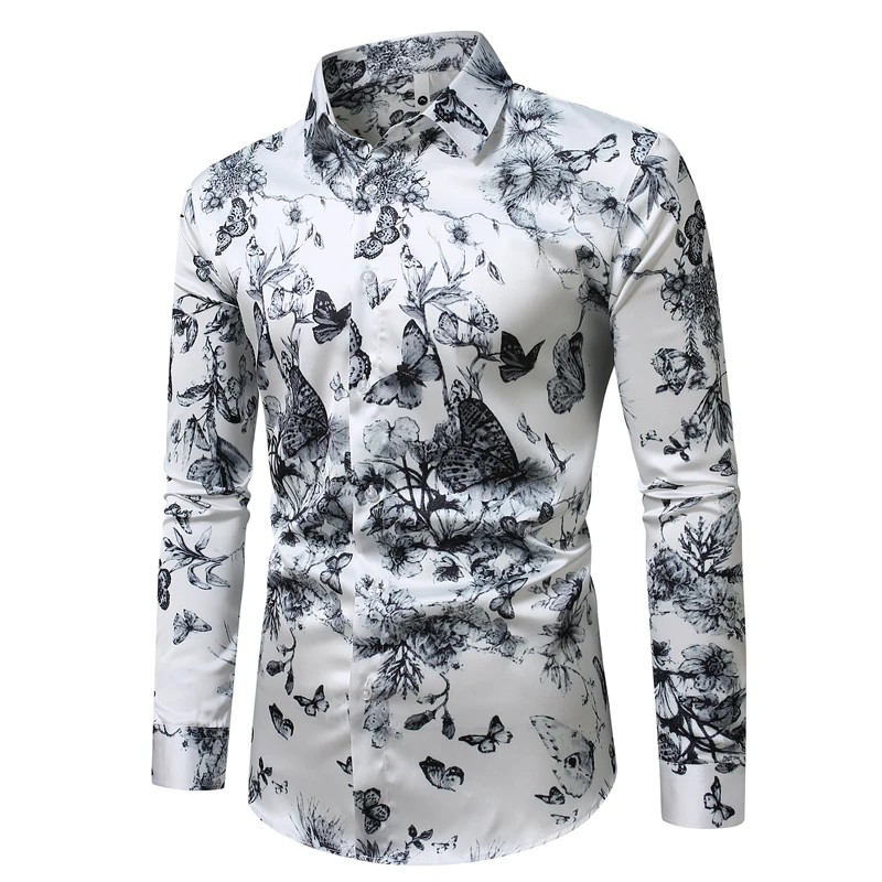 M-XXXXXXL Plus Size Men Casual Long Sleeve Hawaiian Shirt Tropical Beach Floral Print Button Up Shirt for Summer Vacation Party
M-XXXXXXL Plus Size Men Casual Long Sleeve Hawaiian Shirt Tropical Beach Floral Print Button Up Shirt for Summer Vacation Party