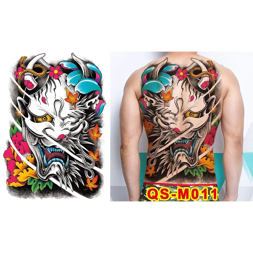 Water Transfer Printing Full Back Tattoo Sticker Angel Wings Cross Buddha Pattern Full Back Tattoo Patch Flower Arm Sweatproof
Water Transfer Printing Full Back Tattoo Sticker Angel Wings Cross Buddha Pattern Full Back Tattoo Patch Flower Arm Sweatproof