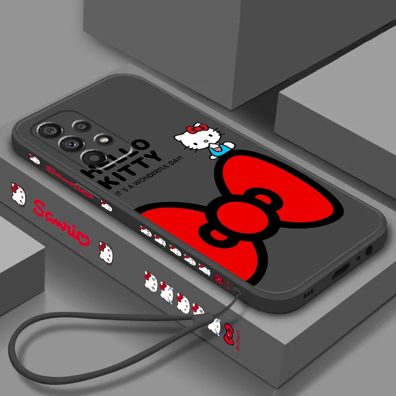 Disney Hello Kitty Cute Girl Liquid Left Rope For Samsung A53 A52 A55 A32 A51 A71 A21S A13 A73 A55 A72 A23 A35 A05 5G Soft
Disney Hello Kitty Cute Girl Liquid Left Rope For Samsung A53 A52 A55 A32 A51 A71 A21S A13 A73 A55 A72 A23 A35 A05 5G Soft