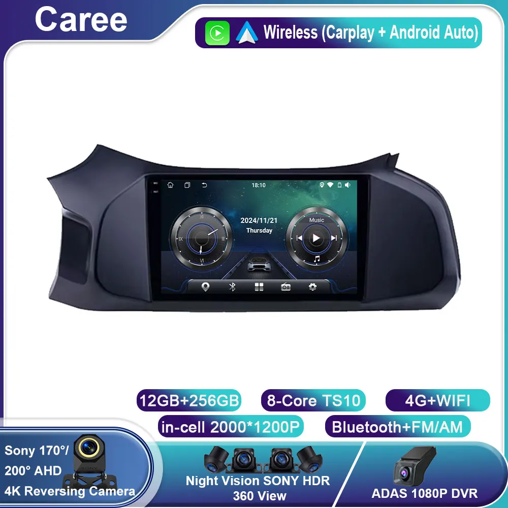 Android 14 Multimedia Stereo Player GPS Navigation Wireless Carplay Autoradio For Chevrolet Onix 2014-2019 Car Radio 4G NO 2DIN
Android 14 Multimedia Stereo Player GPS Navigation Wireless Carplay Autoradio For Chevrolet Onix 2014-2019 Car Radio 4G NO 2DIN