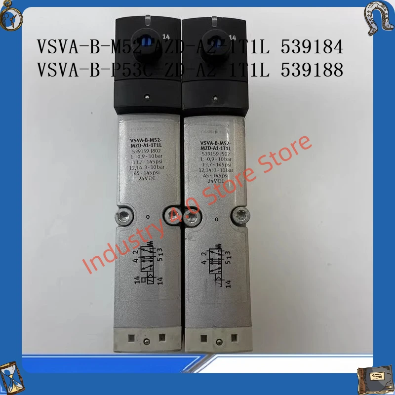 Solenoid valve VSVA-B-M52/P53C-AZD-A2-1T1L 539184 539188 new in box
Solenoid valve VSVA-B-M52/P53C-AZD-A2-1T1L 539184 539188 new in box