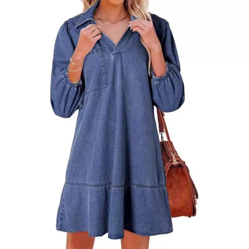 New Women'S Casual Babydoll Puff Sleeve Dress
New Women'S Casual Babydoll Puff Sleeve Dress