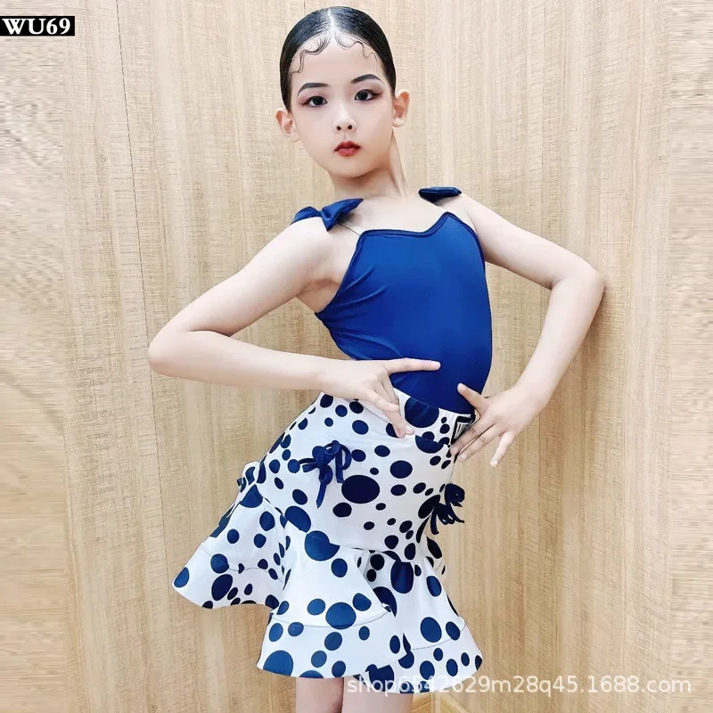 Children's suspender Latin dance dress customized standard for girls Cha Cha samba tango performance competition practice outfit
Children's suspender Latin dance dress customized standard for girls Cha Cha samba tango performance competition practice outfit