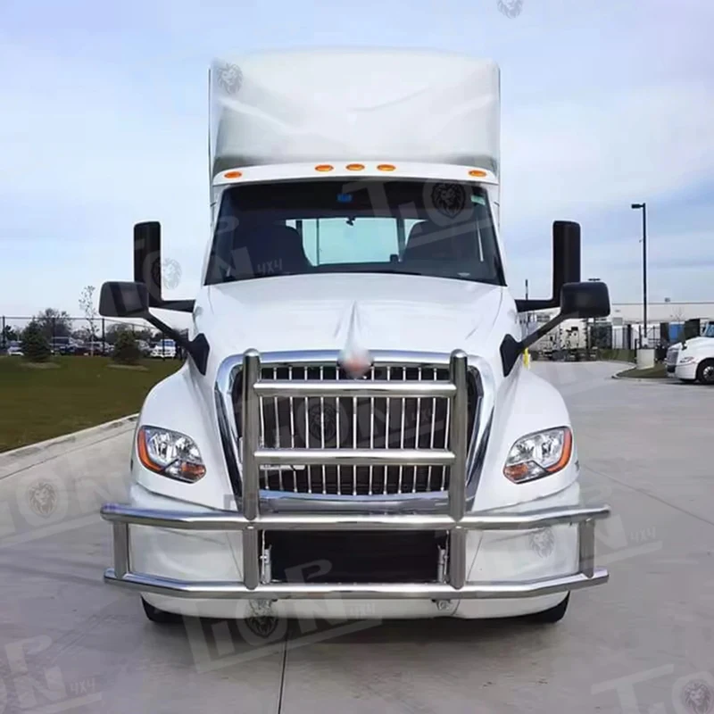 Heavy Duty Steel Front Bull Bar Deer Grille Guard Fit Cascadia 2018+ Semi Truck Exterior Accessories
Heavy Duty Steel Front Bull Bar Deer Grille Guard Fit Cascadia 2018+ Semi Truck Exterior Accessories