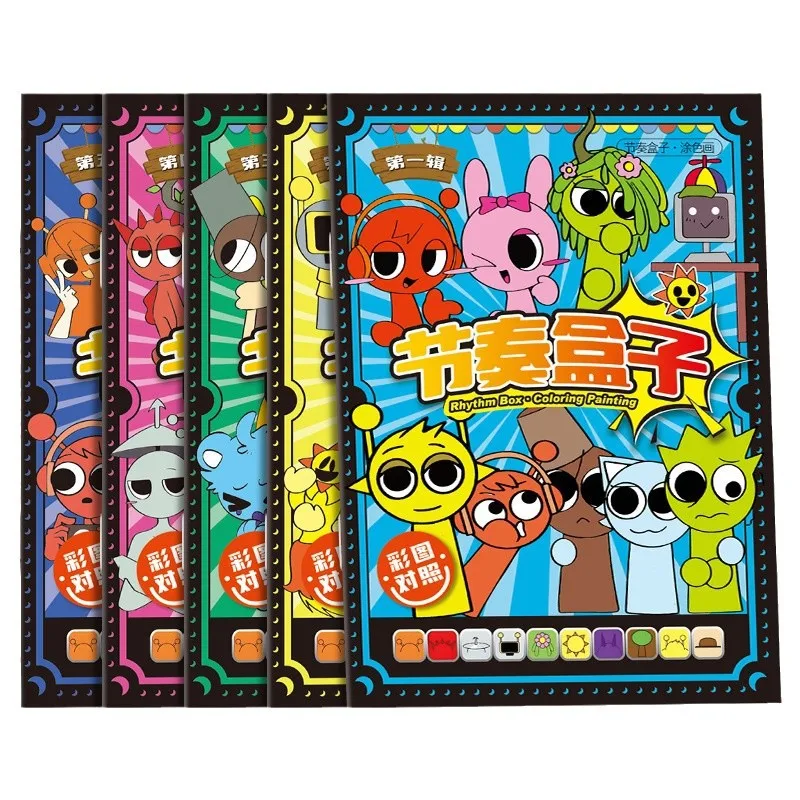 Kawaii Sprunki Cartoon Coloring Book Drawings Books Children'S Painting Kindergarten Graffiti Copy Sketch Book Kid'S Gift
Kawaii Sprunki Cartoon Coloring Book Drawings Books Children'S Painting Kindergarten Graffiti Copy Sketch Book Kid'S Gift