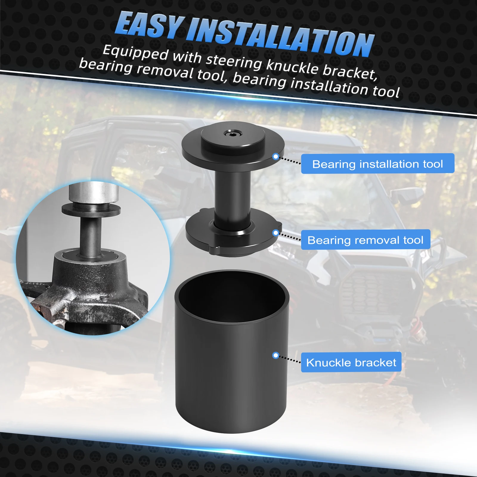 Для Polaris Wheel инструмент для снятия подшипника RZR XP 1000 High Lifter Edition EPS2015 2021 4 Turbo EPS 2016 из углеродистой стали
Для Polaris Wheel инструмент для снятия подшипника RZR XP 1000 High Lifter Edition EPS2015 2021 4 Turbo EPS 2016 из углеродистой стали