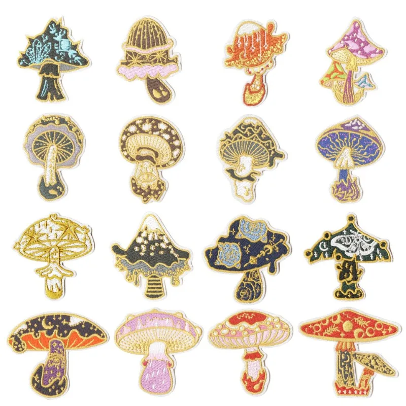 Mushroom Patches Iron on Embroidered Patch Saw On/Iron On Applique for Jeans, Hats, Bags
Mushroom Patches Iron on Embroidered Patch Saw On/Iron On Applique for Jeans, Hats, Bags