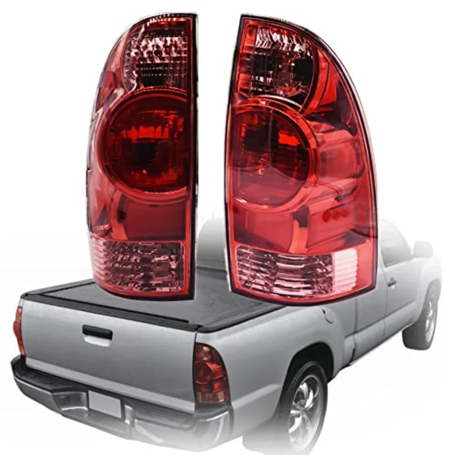 Tail Lights Assembly Rear Brake Lamps Replacement for 20052015 Tacoma Pickup Truck Dual Side Halogen Red Taillights with Enhanc
Tail Lights Assembly Rear Brake Lamps Replacement for 20052015 Tacoma Pickup Truck Dual Side Halogen Red Taillights with Enhanc