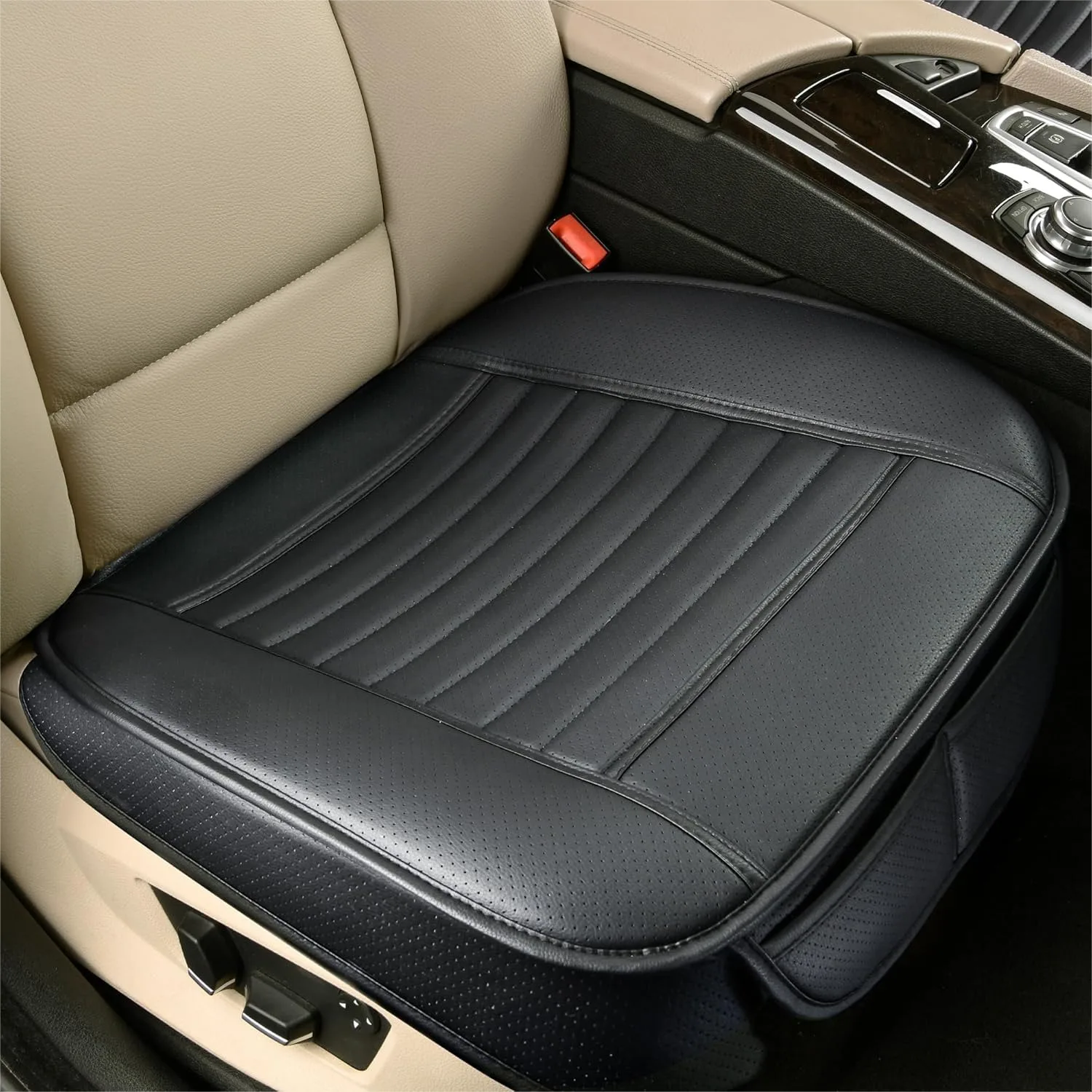 2pc PU Leather Car Front Seat Covers with Edge Wrapping, Anti-Slip Bottom Cushion Protectors for Auto
2pc PU Leather Car Front Seat Covers with Edge Wrapping, Anti-Slip Bottom Cushion Protectors for Auto