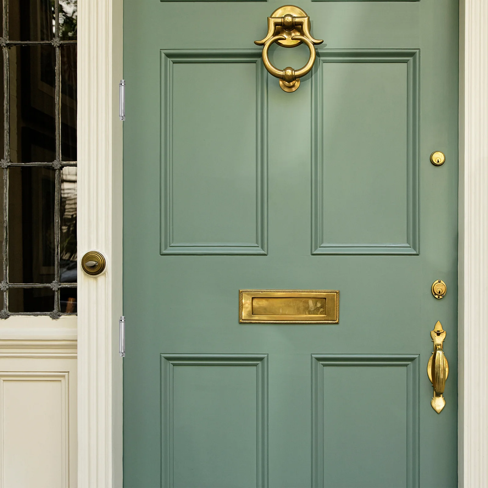 2Pcs Double Action Spring Hinge Stainless Steel Durable Door Swing Hinge for Cafe Furniture Cabinet
2Pcs Double Action Spring Hinge Stainless Steel Durable Door Swing Hinge for Cafe Furniture Cabinet