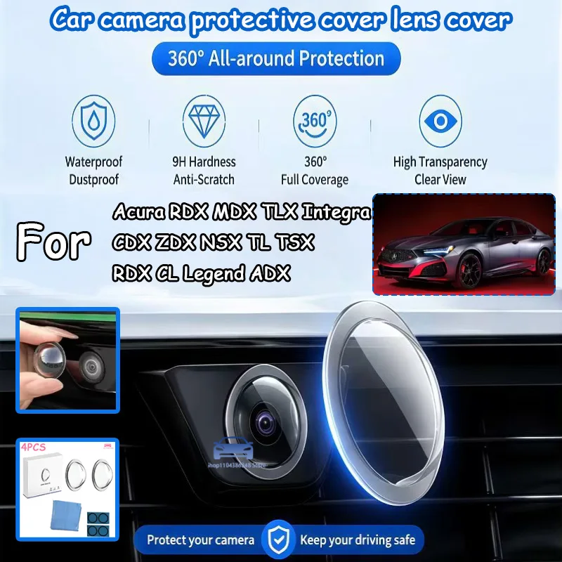 4pcs Car Camera Lens Protector Cover High Transparent Guard For Acura RDX MDX TLX Integra CDX ZDX NSX TL TSX RDX CL Legend ADX
4pcs Car Camera Lens Protector Cover High Transparent Guard For Acura RDX MDX TLX Integra CDX ZDX NSX TL TSX RDX CL Legend ADX