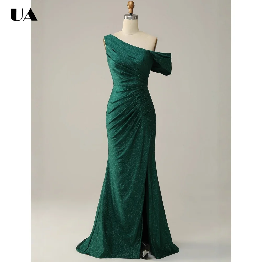 ULBYANRY Customized Satin One-shoulder Evening Dresses for Women, Classic Ruched Party Dress, Elegant Solid Mermaid Ball Gown
ULBYANRY Customized Satin One-shoulder Evening Dresses for Women, Classic Ruched Party Dress, Elegant Solid Mermaid Ball Gown