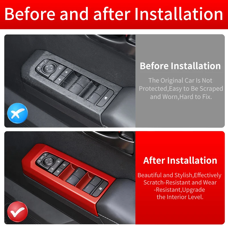 For 2026 Toyota Hilux Pickup Truck Window Lift Switch Panel Cover Anti-scratch Wear-resistant Decorative Interior Accessories
For 2026 Toyota Hilux Pickup Truck Window Lift Switch Panel Cover Anti-scratch Wear-resistant Decorative Interior Accessories
