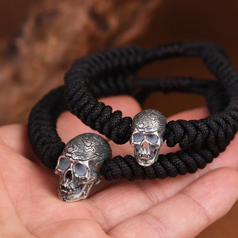 BOCAI S925 браслеты из стерлингового серебра для мужчин и женщин восковая веревочная цепочка в стиле ретро-череп регулируемый панк модный браслет ювелирные изделия оптом
BOCAI S925 браслеты из стерлингового серебра для мужчин и женщин восковая веревочная цепочка в стиле ретро-череп регулируемый панк модный браслет ювелирные изделия оптом