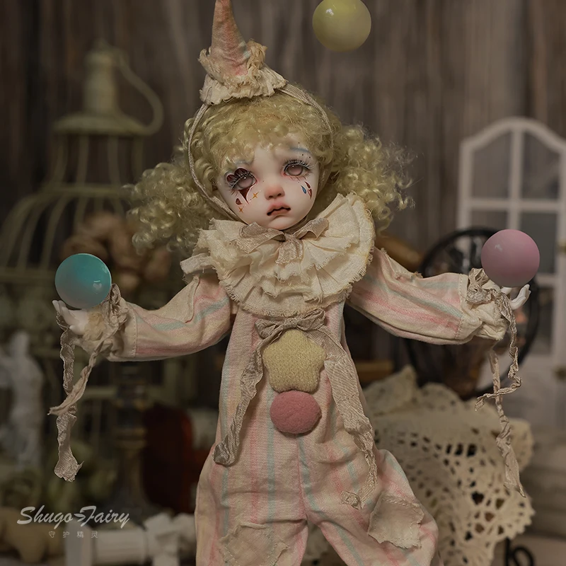 Original BJD 6 Points 6 Sd Doll Sekino Clown Makeup Circus Doll Costume Personalized Custom Figurine Genuine Model Gifts
Original BJD 6 Points 6 Sd Doll Sekino Clown Makeup Circus Doll Costume Personalized Custom Figurine Genuine Model Gifts