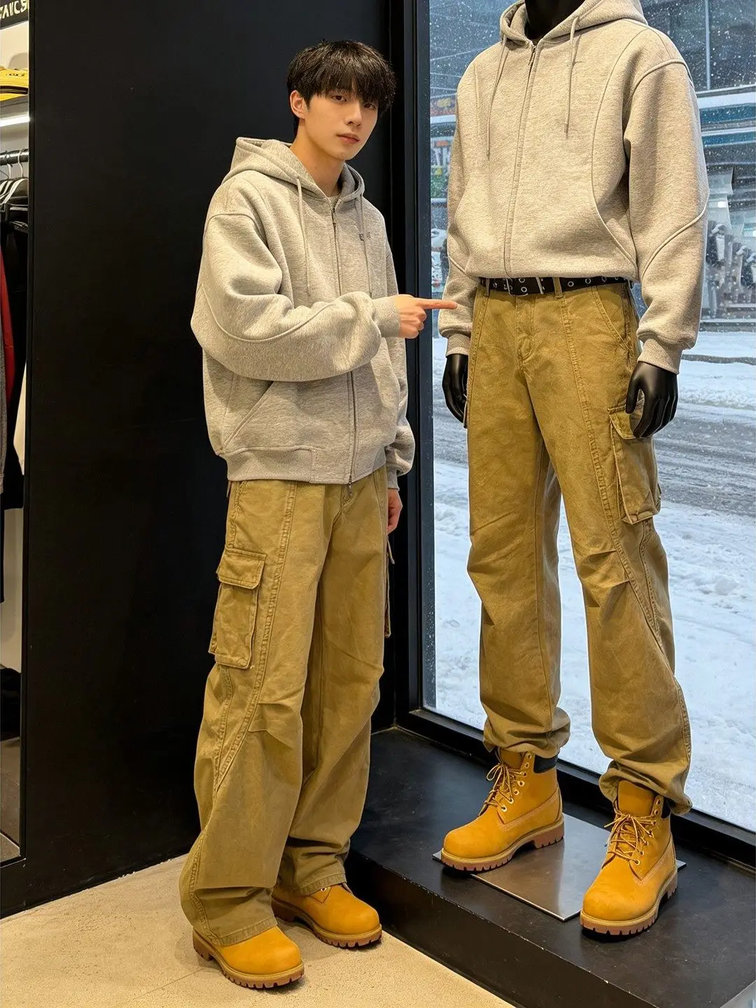 Khaki Multi-ket Work Pants Men's American Retro Knife Folded Jeans Straight Leg Micro Flare Denim Casual Pants
Khaki Multi-ket Work Pants Men's American Retro Knife Folded Jeans Straight Leg Micro Flare Denim Casual Pants