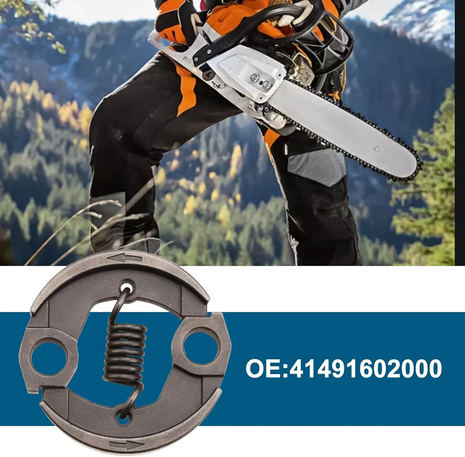 4180-160-2000 Clutch Assembly for Stihl FS90R KM90R FC90 FS100RX FS110 FS130 Trimmer Brushcutter Replacement Parts with Bushings
4180-160-2000 Clutch Assembly for Stihl FS90R KM90R FC90 FS100RX FS110 FS130 Trimmer Brushcutter Replacement Parts with Bushings