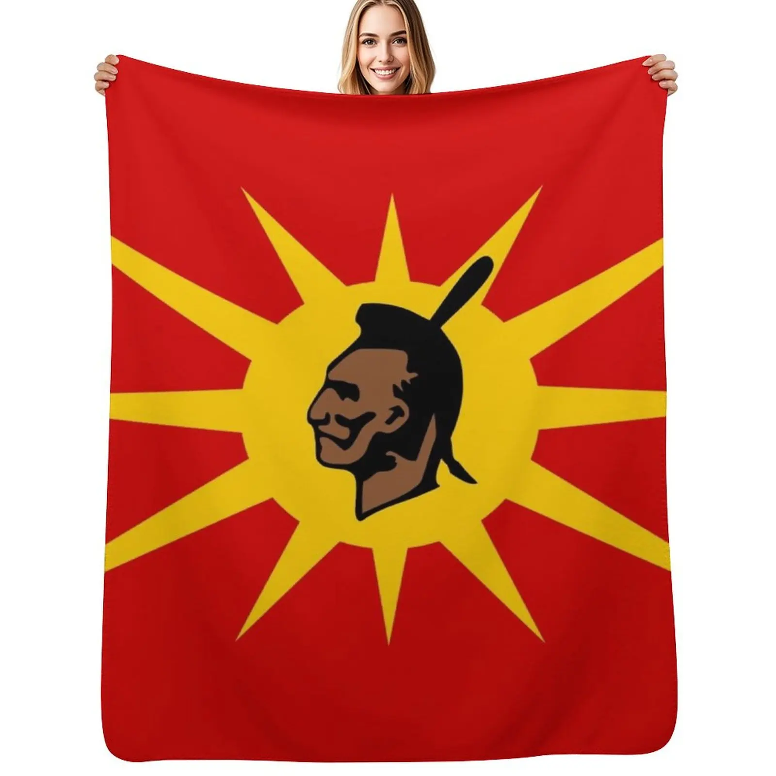 Mohawk Warrior Flag Iroquois Canada and USA yellow and red background HD High Quality Throw Blanket For Decorative Sofa Blankets
Mohawk Warrior Flag Iroquois Canada and USA yellow and red background HD High Quality Throw Blanket For Decorative Sofa Blankets