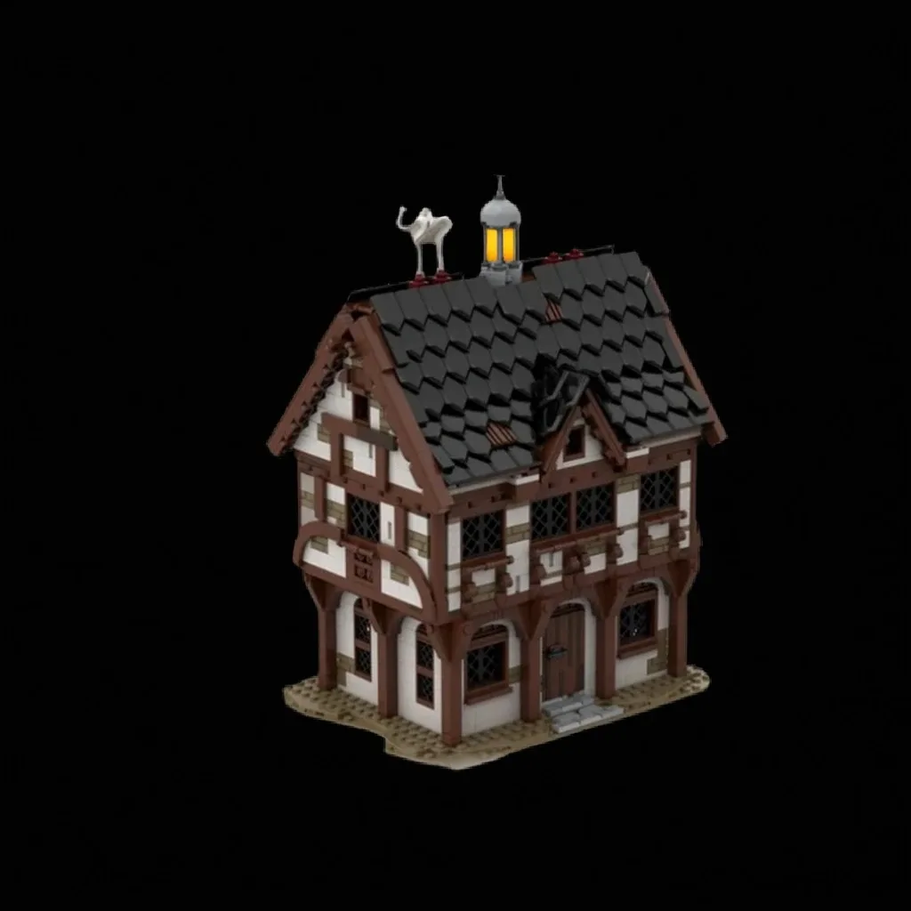 1548 шт. MOC, средневековый город, средневековый рынок, дом 2 MOC, винтажное торговое здание, модель «сделай сам», строительные блоки, игрушки на день рождения, подарок
1548 шт. MOC, средневековый город, средневековый рынок, дом 2 MOC, винтажное торговое здание, модель «сделай сам», строительные блоки, игрушки на день рождения, подарок