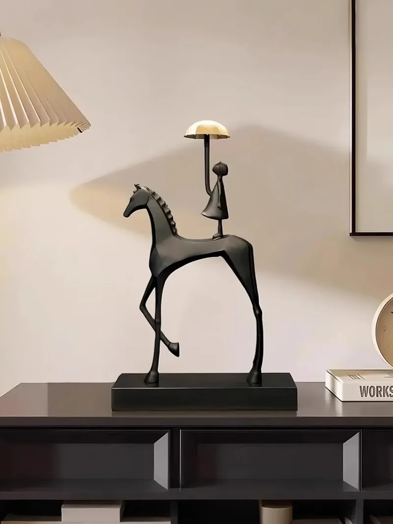 Modern simple horseback girl umbrella ornament light luxury wine cabinet study desk entrance entrance metal decoration
Modern simple horseback girl umbrella ornament light luxury wine cabinet study desk entrance entrance metal decoration