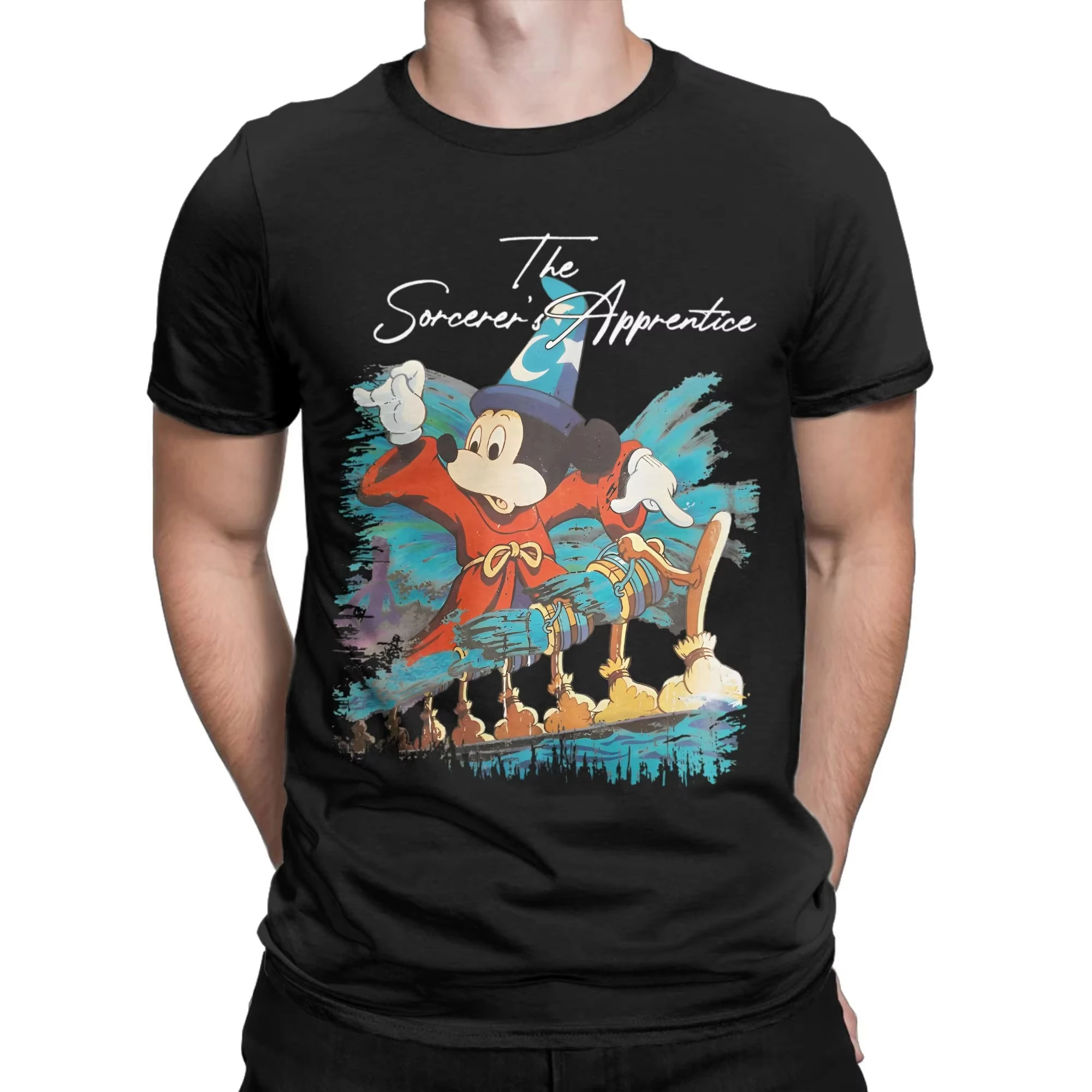 Mickey Magic Wizard Fantasia Men Women's Fun Tees Short Sleeve Round Neck T-Shirts Cotton Adult Clothing Family Matching Outfits
Mickey Magic Wizard Fantasia Men Women's Fun Tees Short Sleeve Round Neck T-Shirts Cotton Adult Clothing Family Matching Outfits