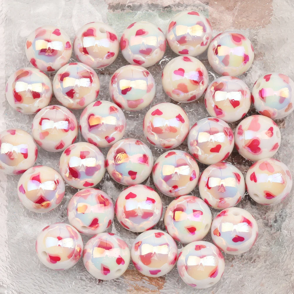 Cordial Design 100Pcs 16*16MM Acrylic Bead/Jewelry Findings & Components/Hand Made/Aurora Printing Heart Effect/DIY Round Beads
Cordial Design 100Pcs 16*16MM Acrylic Bead/Jewelry Findings & Components/Hand Made/Aurora Printing Heart Effect/DIY Round Beads