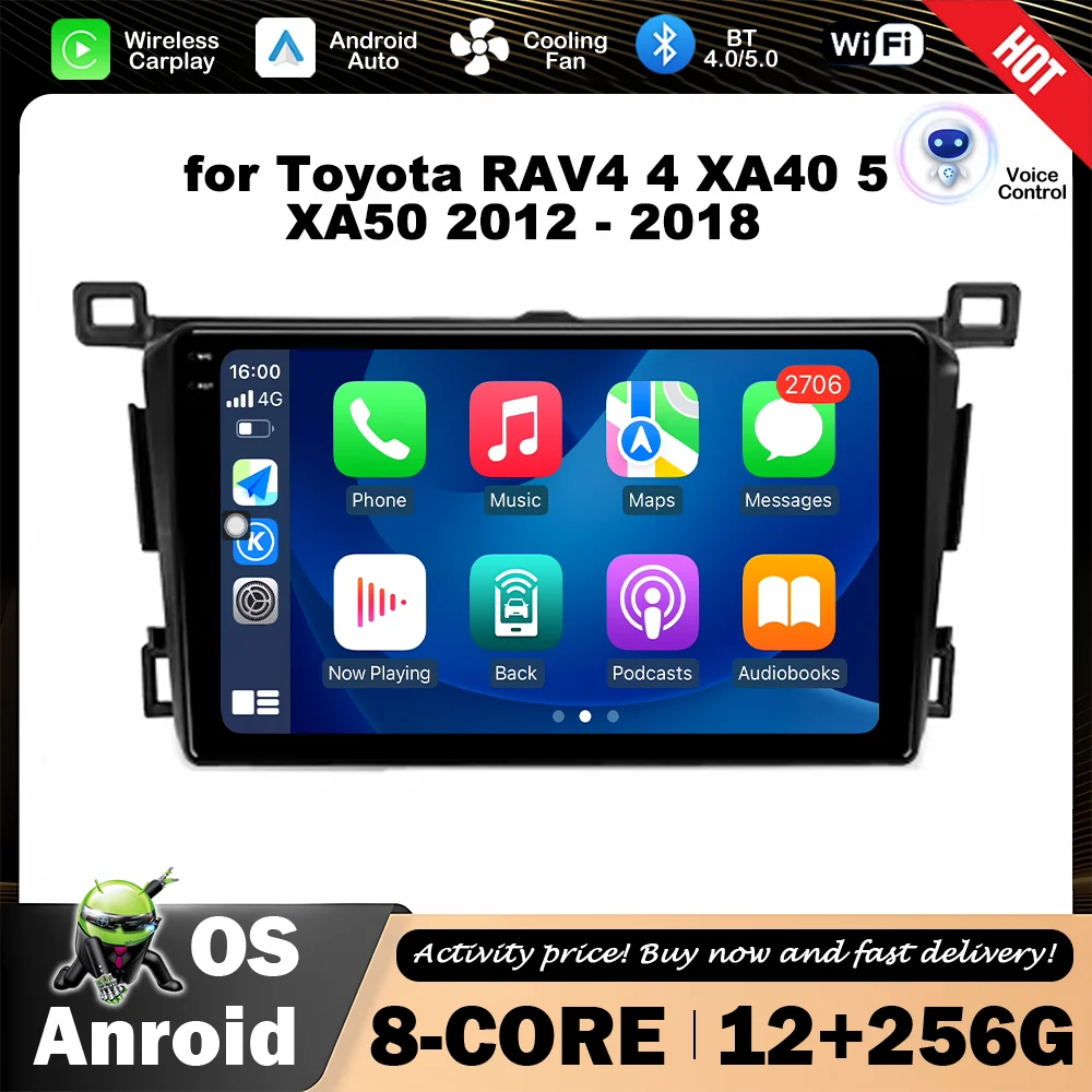 9 inch Right Hand Drvie Intelligent System Car Radio Multimedia Player for Toyota RAV4 4 XA40 5 XA50 2012 - 2018 GPS Navi WiFi
9 inch Right Hand Drvie Intelligent System Car Radio Multimedia Player for Toyota RAV4 4 XA40 5 XA50 2012 - 2018 GPS Navi WiFi