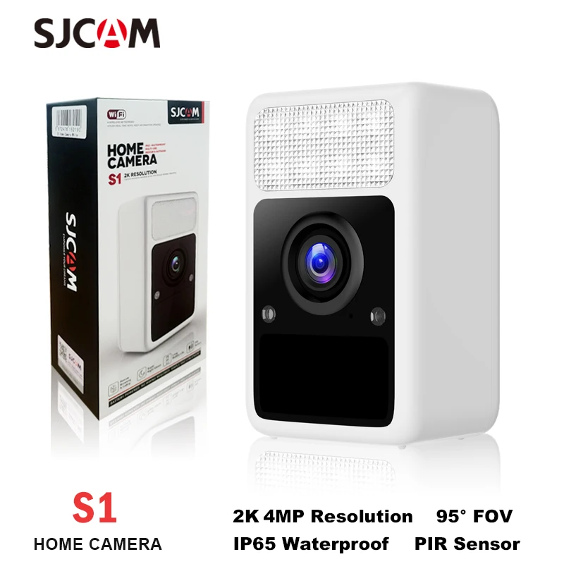 SJCAM S1 Security Camera 2K video Night Vision PIR Motion Detection 143° Wide-Angle Two-Way Communication IP65 Long Battery Life
SJCAM S1 Security Camera 2K video Night Vision PIR Motion Detection 143° Wide-Angle Two-Way Communication IP65 Long Battery Life