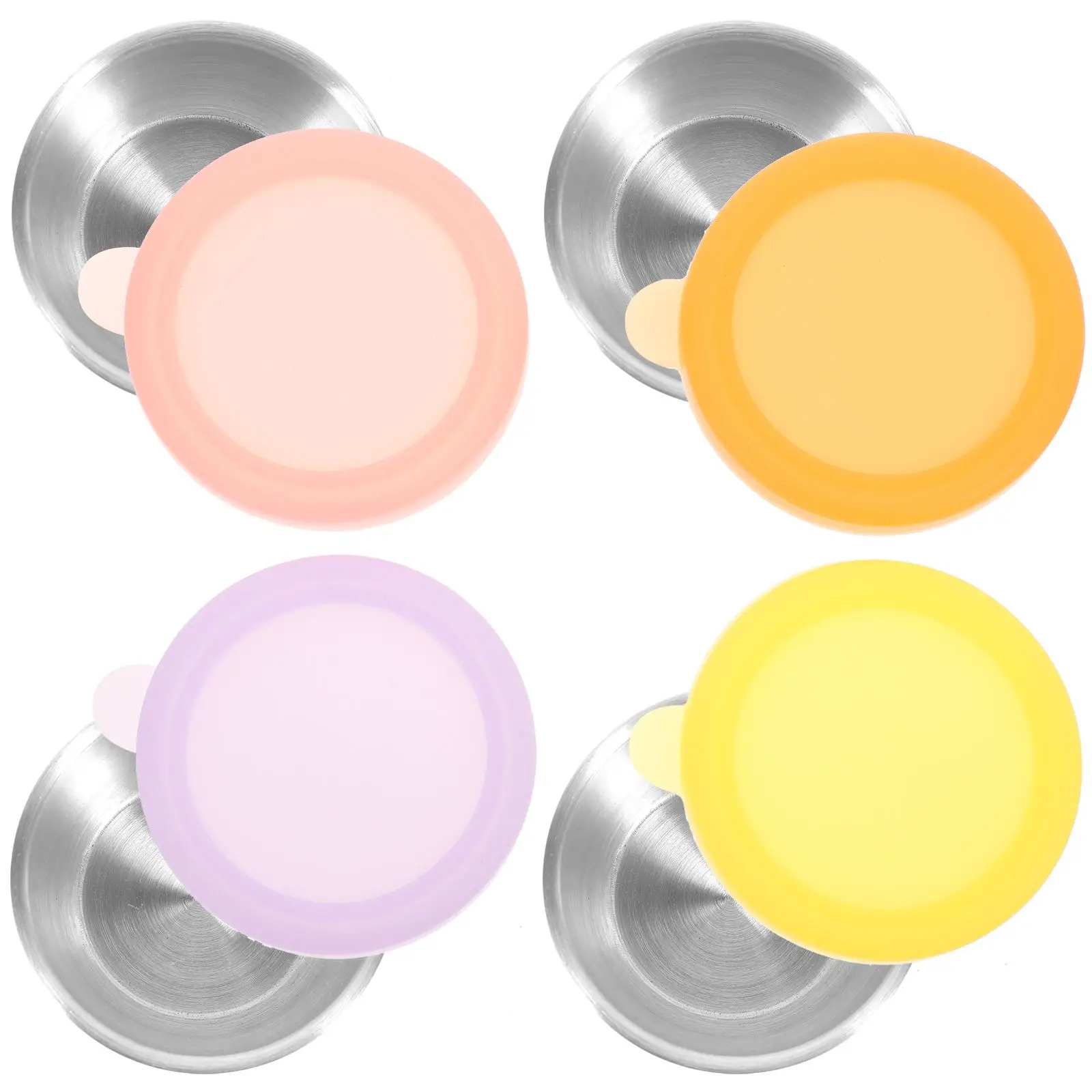 4 Pcs 50ml Stainless Steel Sauce Cups Silicone Lids Dipping Bowls Condiment Containers Leak Proof Portable Kitchen Home Use Pink
4 Pcs 50ml Stainless Steel Sauce Cups Silicone Lids Dipping Bowls Condiment Containers Leak Proof Portable Kitchen Home Use Pink