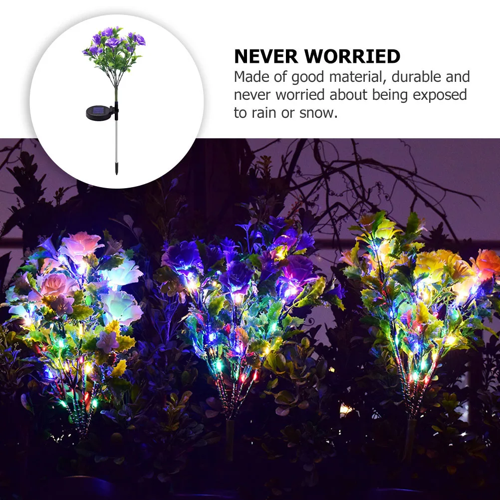 Carnation Solar Lawn Carnation Flower Lamp Lamp LED Garden Lights Outdoor Solar Energy Durable PVC Stainless Steel
Carnation Solar Lawn Carnation Flower Lamp Lamp LED Garden Lights Outdoor Solar Energy Durable PVC Stainless Steel