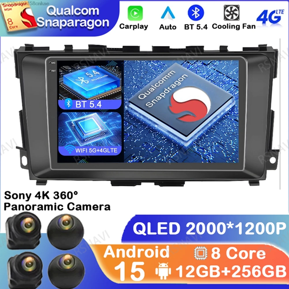 Android 15 для Nissan Teana 3 Altima 5 L33 2013-2018 стерео QLED беспроводной Carplay авто мультимедийный головное устройство BT навигация DVD
Android 15 для Nissan Teana 3 Altima 5 L33 2013-2018 стерео QLED беспроводной Carplay авто мультимедийный головное устройство BT навигация DVD