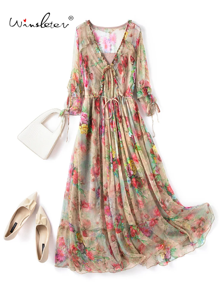 Winsleter-Women 100%Real Silk Elegant Dress, Flying Sleeve Print, French Beach Vacation 2 Piece Set Dresses, 2025 Fall D59702CC
Winsleter-Women 100%Real Silk Elegant Dress, Flying Sleeve Print, French Beach Vacation 2 Piece Set Dresses, 2025 Fall D59702CC
