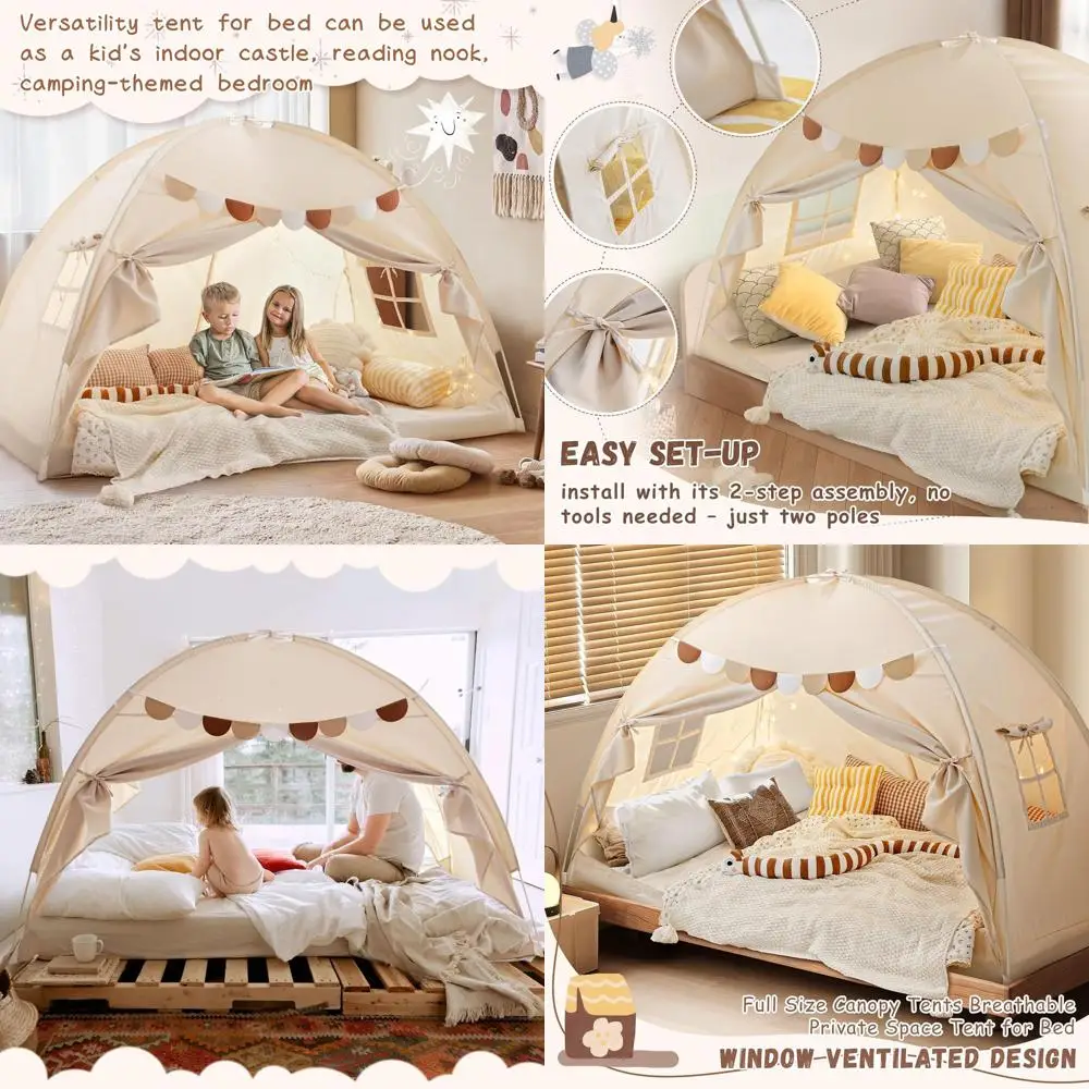Палатки Toddler Dream для двухъярусных кровати: детский игровой домик с функцией конфиденциальности и затемнения — идеально подходит для мальчиков и девочек
Палатки Toddler Dream для двухъярусных кровати: детский игровой домик с функцией конфиденциальности и затемнения — идеально подходит для мальчиков и девочек