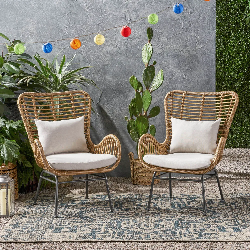 Tapscott Wicker Patio Chair with Cushions (Set of 2) couches for living room furniture set Living Room Sets outdoor chair
Tapscott Wicker Patio Chair with Cushions (Set of 2) couches for living room furniture set Living Room Sets outdoor chair