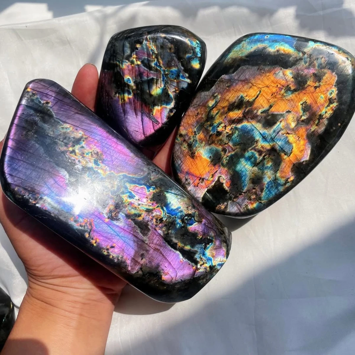 1 шт., фиолетовая вспышка, лабрадорит, кристалл произвольной формы, подставка, камень-хрустальный орнамент с переливающимися цветами, домашний декор
1 шт., фиолетовая вспышка, лабрадорит, кристалл произвольной формы, подставка, камень-хрустальный орнамент с переливающимися цветами, домашний декор