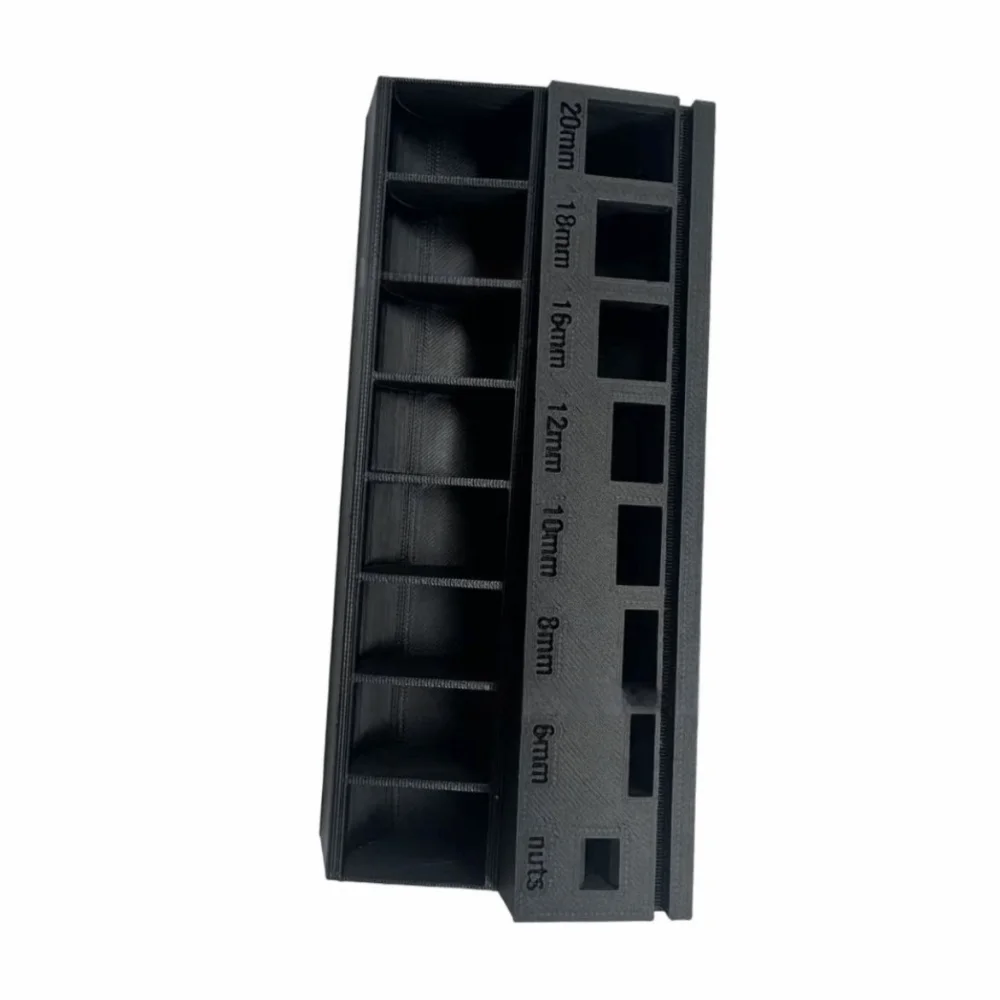 3D Printed M3 Bolt Sorter Multiple Compartment PLA Screw Length Sorter Lightweight Space-Saving Screw Organizers Tray Precision
3D Printed M3 Bolt Sorter Multiple Compartment PLA Screw Length Sorter Lightweight Space-Saving Screw Organizers Tray Precision