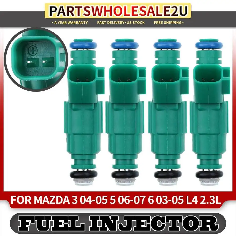 4x Fuel Injectors for Mazda 6 2003-2005 3 2004-2005 5 2006-2007 2.3L L36113250
4x Fuel Injectors for Mazda 6 2003-2005 3 2004-2005 5 2006-2007 2.3L L36113250