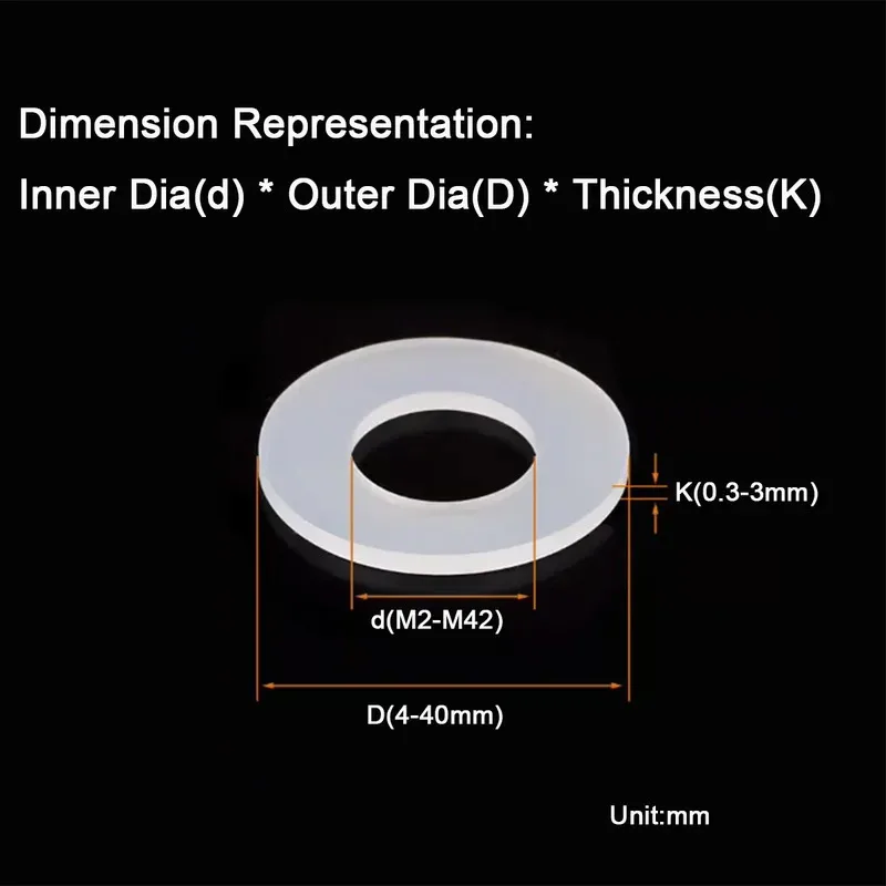 Oil Resistant Silicone Sealing Washer High Temp Proof Anti Aging Gasket for Automotive Engine and Home Appliance Repair
Oil Resistant Silicone Sealing Washer High Temp Proof Anti Aging Gasket for Automotive Engine and Home Appliance Repair